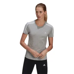 Adidas Sportswear Essentials Slim 3 Stripes Short Sleeve T-Shirt