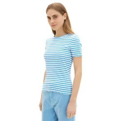 Tom Tailor Slim Rib Short Sleeve T-Shirt