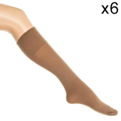 Pack-6 Mini Opac Stockings 50 D