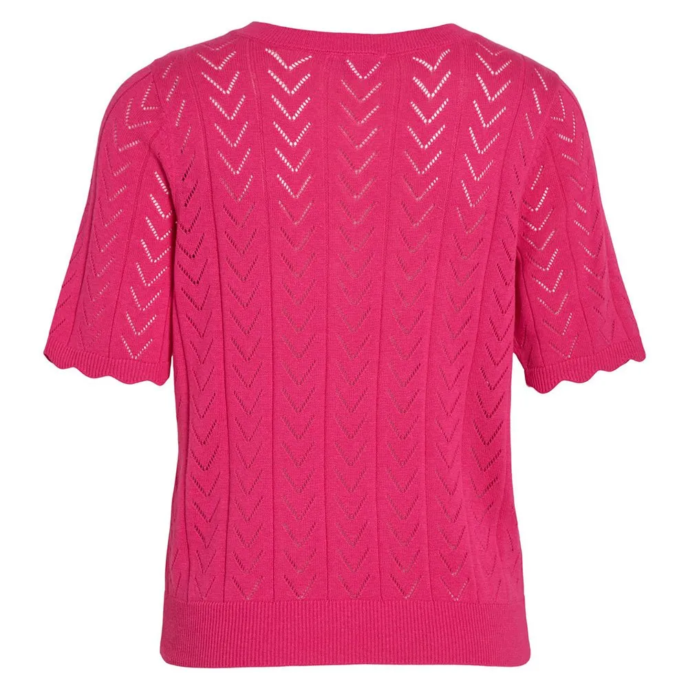 Vila Shelley Short Sleeve O Neck T-Shirt - Image 4